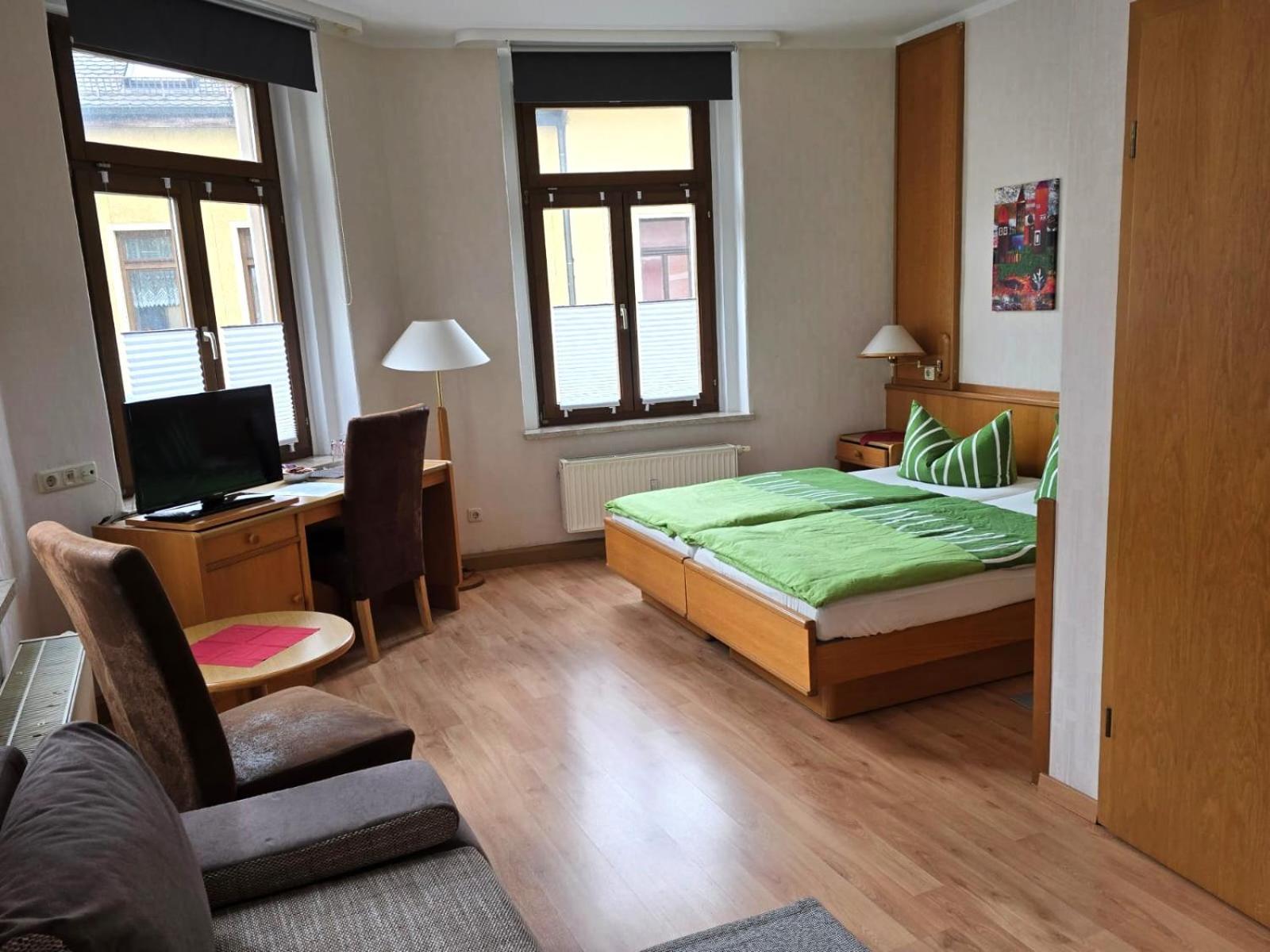 Pension Hotel Turmblick Auerbach  Exterior foto